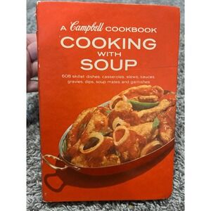 Vintage Campbell Cookbook Cooking with Soup 1972 Eleventh Printing Recipes